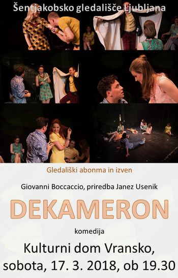 DEKAMERON - gledališki abonma in izven