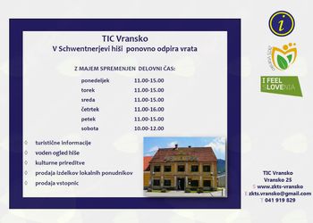 TIC Vransko - obvestilo