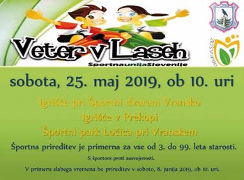 VETER V LASEH - S ŠPORTOM PROTI ZASVOJENOSTI