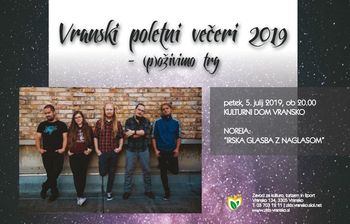 Vranski poletni večeri - (p)oživimo trg  NOREIA: "IRSKA GLASBA Z NAGLASOM"