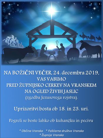 ŽIVE JASLICE - zgodba Jezusovega rojstva