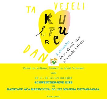 3. DECEMBER - TA VESELI DAN KULTURE