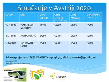 SMUČANJE V AVSTRIJI 2020