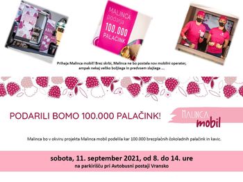 Malinca mobil na Vranskem