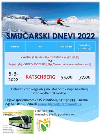 SMUČARSKI DNEVI 2022