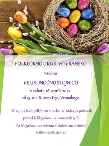 VELIKONOČNA STOJNICA 2022
