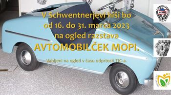AVTOMOBILČEK MOPI, razstava SVAMZ in Muzeja motociklov Grom