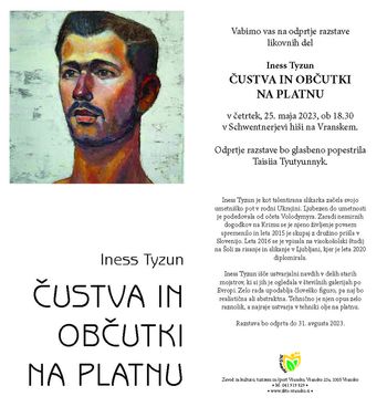 Čustva in občutki na platnu, odprtje razstave likovnih del Iness Tyzun