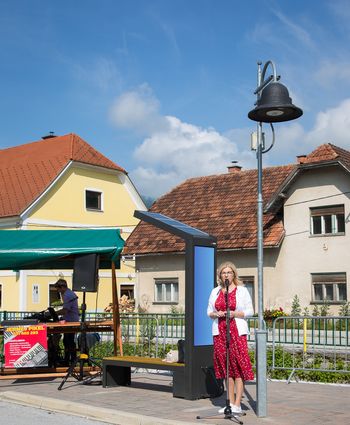 Blagoslov kmečke tržnice in urbane opreme
