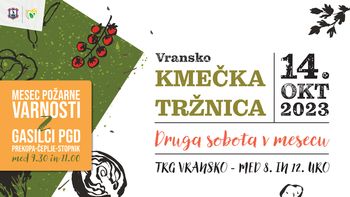 KMEČKA TRŽNICA s predstavitvijo PGD Prekopa-Čeplje-Stopnik ob mesecu požarne varnosti