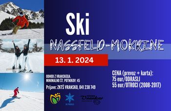 ENODNEVNI SMUČARSKI IZLET V NASSFELD-MOKRINE