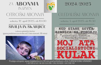 Za abonma in izven Za abonma in izven