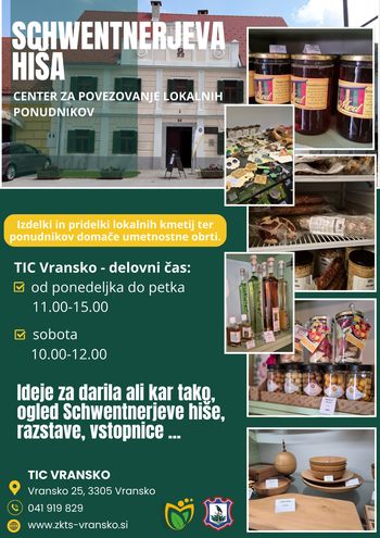Schwentnerjeva hiša, center za povezovanje lokalnih ponudnikov