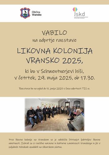 Likovna kolonija Vransko 2025, odprtje razstave