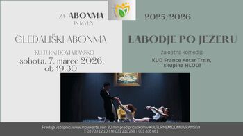 LABODENJE PO JEZERU - za gledališki abonma in izven