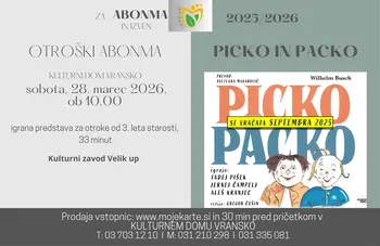 PICKO IN PACKO, gledališki abonma in izven