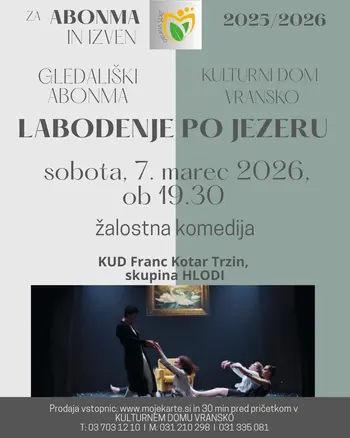LABODENJE PO JEZERU - gledališka predstava za abonma in izven