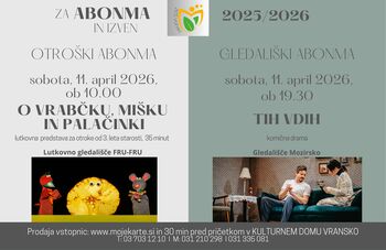 ABONMA IN IZVEN (OTROŠKI IN GLADALIŠKI)