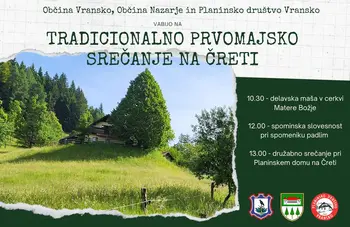 TRADICIONALNO PRVOMAJSKO SREČANJE NA ČRETI