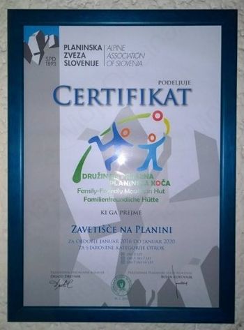 Družinam prijazna planinska koča