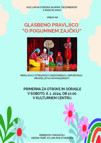 Glasbena pravljica O pogumnem zajčku