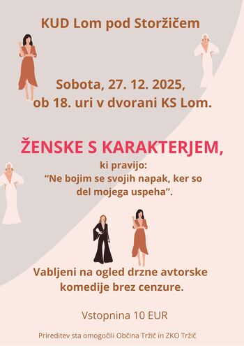 Ženske s karakterjem - gledališka igra