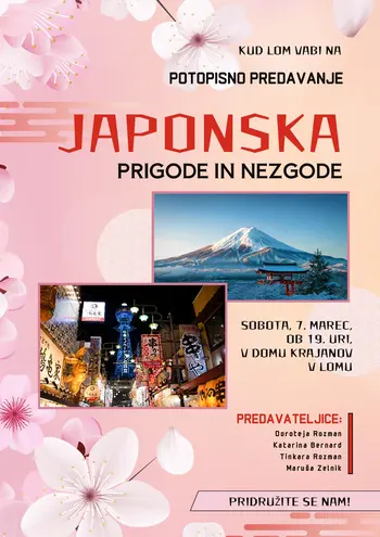 Japonska - potopisno predavanje