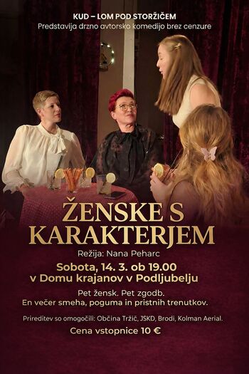 Ženske s karakterjem - gledališka komedija