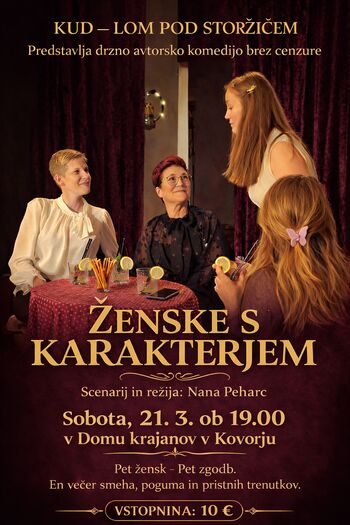 Ženske s karakterjem - gledališka komedija