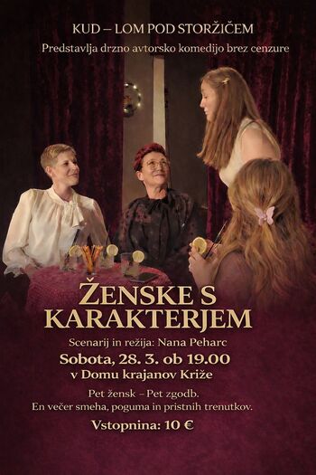 Ženske s karakterjem - gledališka komedija