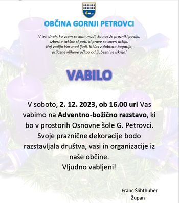 ADVENTNO-BOŽIČNA RAZSTAVA