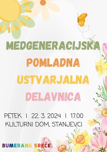 POMLADNA USTVARJALNA DELAVNICA