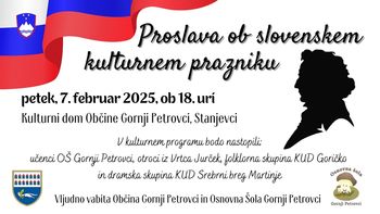 Proslava ob slovenskem kulturnem prazniku