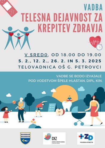 VADBA - TELESNA DEJAVNOST ZA KREPITEV ZDRAVJA