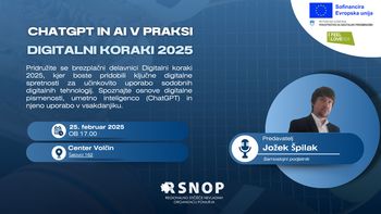 Brezplačna delavnica – Digitalni koraki 2025: ChatGPT in AI v praksi