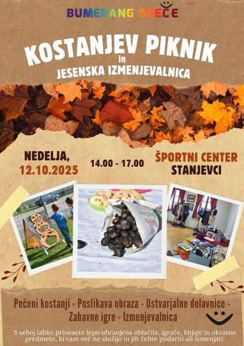 Kostanjev piknik in izmenjevalnica