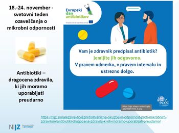 Antibiotiki – dragocena zdravila, ki jih moramo uporabljati preudarno