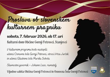 Proslava ob slovenskem kulturnem prazniku