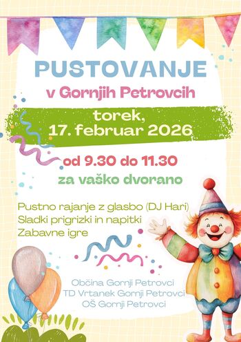 Pustovanje v Gornjih Petrovcih