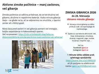 Aktivne zimske počitnice- manj zaslonov, več gibanja