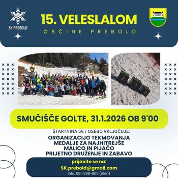 Občinska tekma v veleslalomu