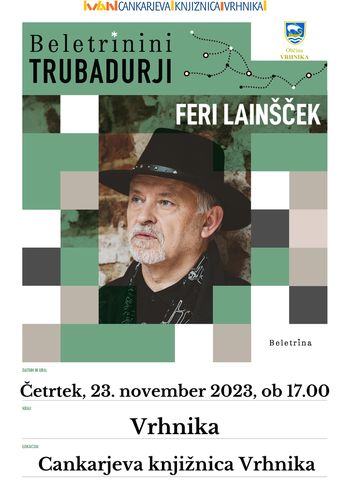 Feri Lainšček - Predstavitev knjige Petelinje jajce