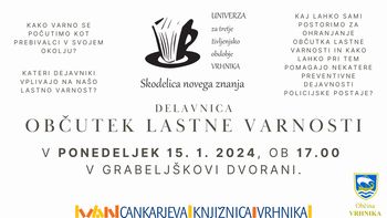 Občutek lastne varnosti – U3ŽO Vrhnika