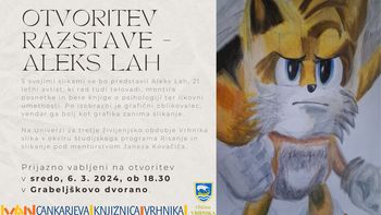 Otvoritev razstave – Aleks Lah