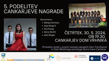 5. podelitev Cankarjeve nagrade