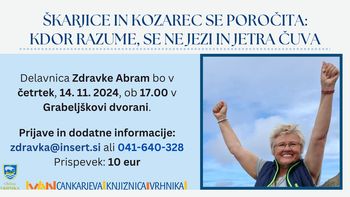 Zdravka Abram – Škarjice in kozarec se poročita: kdor razume, se ne jezi in jetra čuva