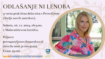 Petra Grom  – Odlašanje ni lenoba  