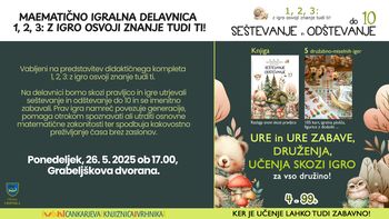 Matematično igralna delavnica 1, 2, 3: z igro osvoji znanje tudi ti!