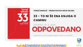 ODPOVEDANO! Tomaž Mihelič (Marlenna) - predstavitev nove knjige: 33 - To ni še ena knjiga o Caminu