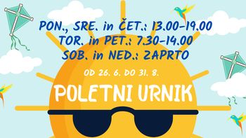 Poletni urnik v Cankarjevi knjižnici Vrhnika